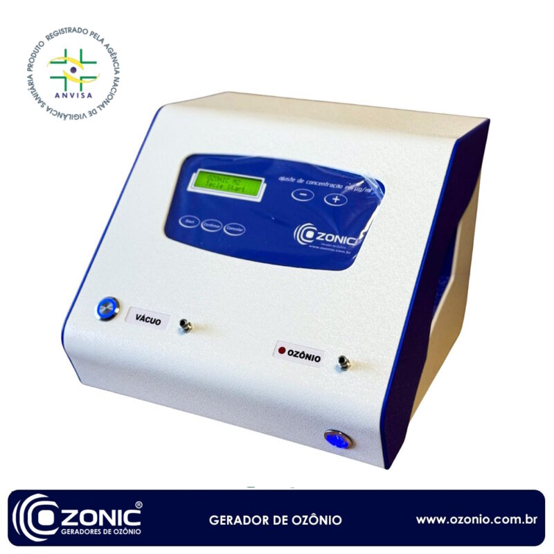 KIT Gerador de Ozônio Digital Veterinário com vácuo Ozonic + cilindro 2L - Imagem 3