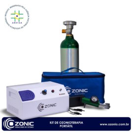 KIT Gerador de Ozônio Portátil para Ozonioterapia com acessórios Ozonic